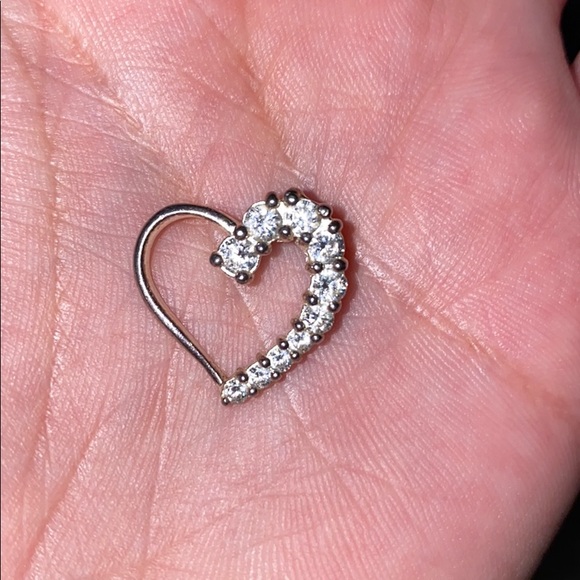 Khols Jewelry - Diamond heart necklace charm
